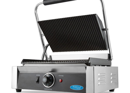 Kontaktgrill - Rillet - Enkelt Grillplade - 33,5cm