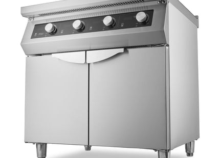 Induktionskomfur 700 - 4 brændere - 17000W - med stativ