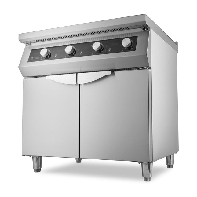 Induktionskomfur 700 - 4 brændere - 17000W - med stativ