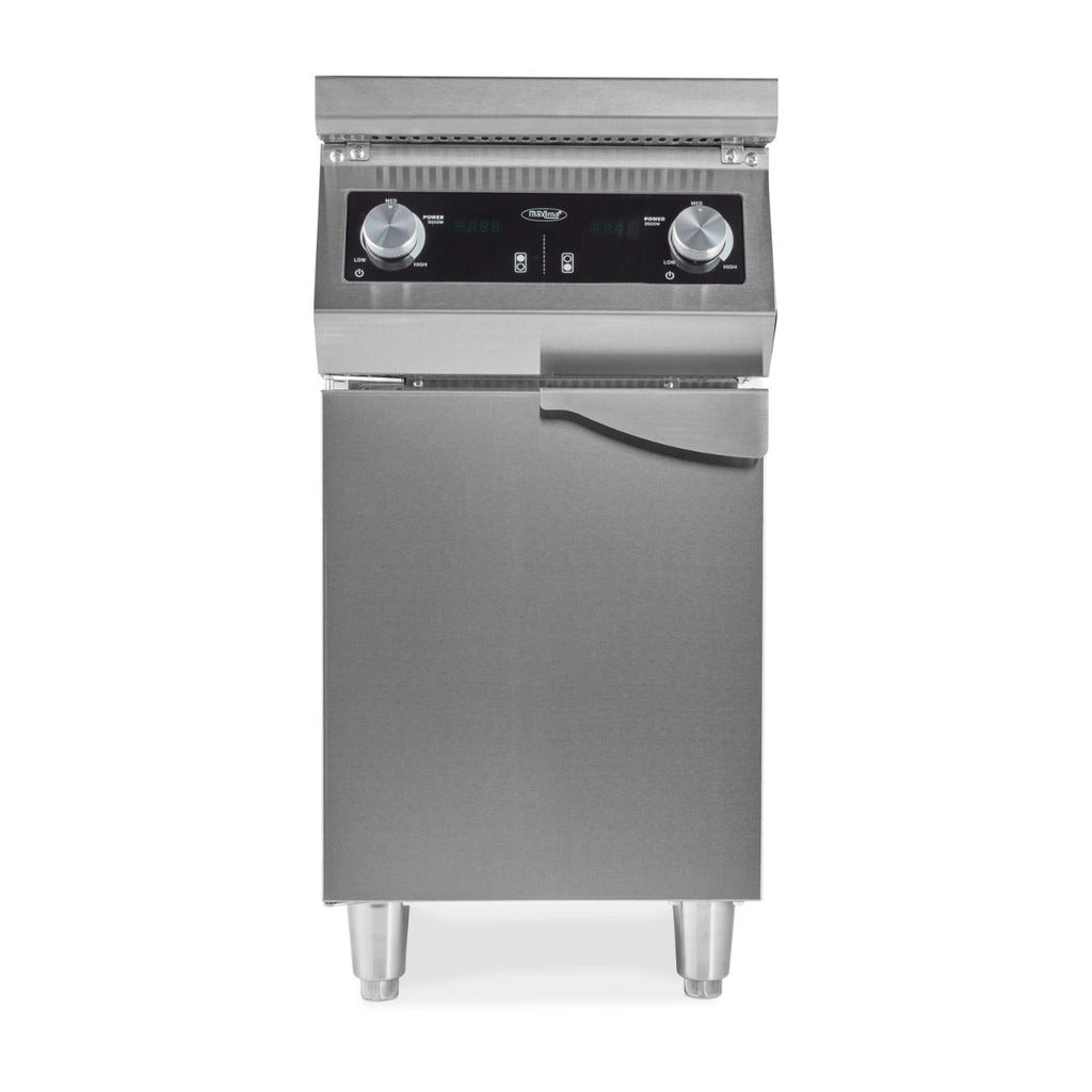 Induktionskogeplade 700 - 2 blus - 8500W - med understel