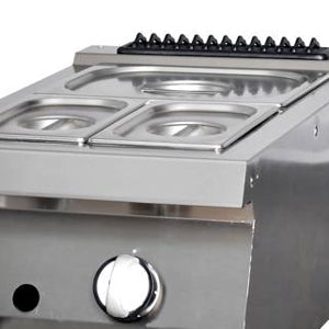 Heavy Duty Bain Marie - Enkelt enhed - 70 cm dyb - Gas