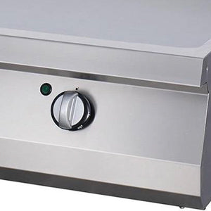 Heavy Duty Grillplade - Glat krom - Dobbelt enhed - 70 cm dyb - Elektrisk