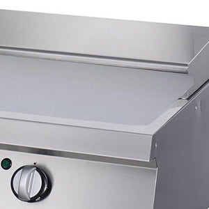 Heavy Duty Grillplade - Glat krom - Dobbelt enhed - 70 cm dyb - Elektrisk