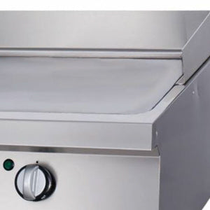 Heavy Duty Grillplade - Glat krom - Dobbelt enhed - 70 cm dyb - Gas