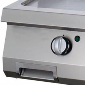 Heavy Duty Grillplade - Glat krom - Dobbelt enhed - 70 cm dyb - Gas