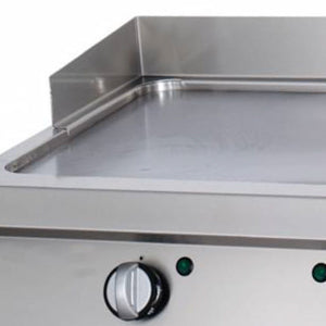 Heavy Duty Grillplade - Glat krom - Dobbelt enhed - 70 cm dyb - Gas