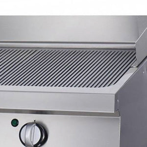 Heavy Duty Grillplade - Rillet - Dobbelt enhed - 70 cm dyb - Gas