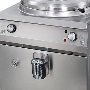 Heavy Duty Kipsteger - 60L - Indirekte varme - 70cm dyb - Gas