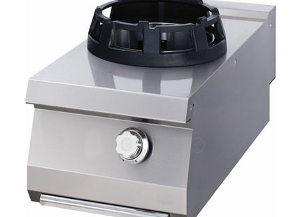 Premium Wok-komfur - 28,5 cm kogekrog - Enkelt enhed - 90 cm dyb - Gas