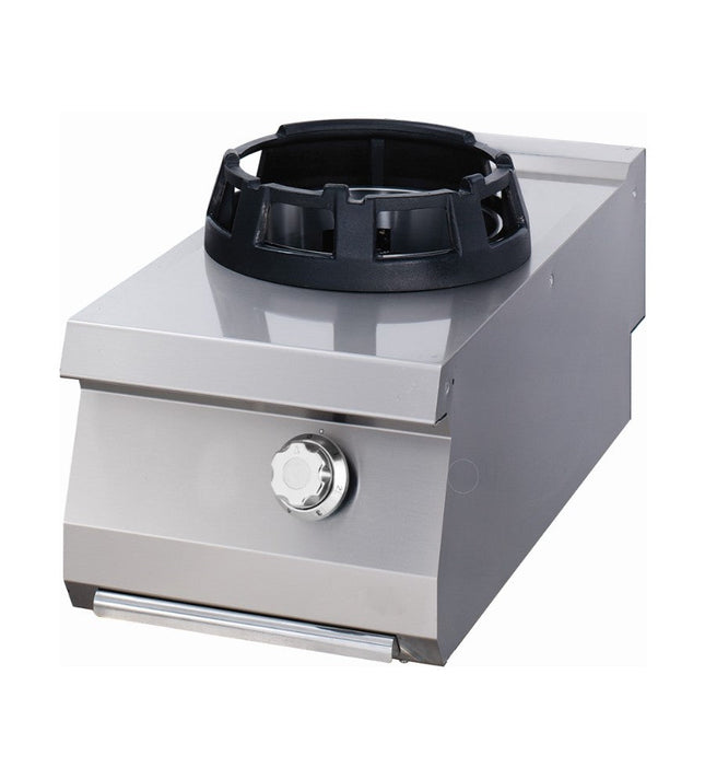 Premium Wok-komfur - 28,5 cm kogekrog - Enkelt enhed - 90 cm dyb - Gas