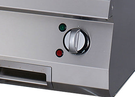 Premium bageplade - Glat - Dobbelt enhed - 90 cm dyb - Elektrisk