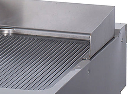 Premium bageplade - Glat - Dobbelt enhed - 90 cm dyb - Elektrisk