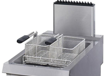 Premium friture - 1 x 22L - Enkelt enhed - 90 cm dyb - med aftapningshane - Gas