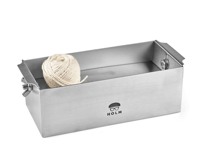 Rullepølsepresse 21 x 10 x 7,5 cm 18/8 stål - 4 stk
