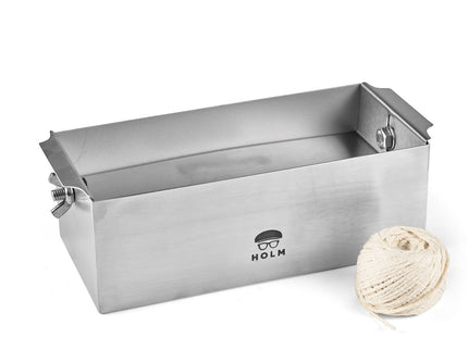 Rullepølsepresse 21 x 10 x 7,5 cm 18/8 stål - 4 stk
