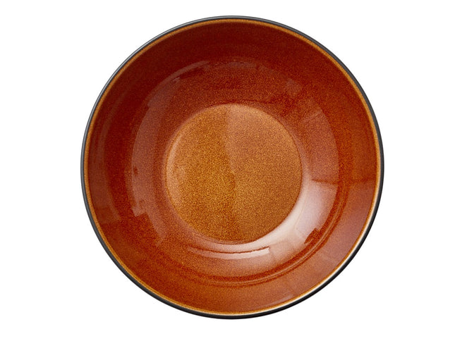 Pastaskål 20cm Sort/Amber BITZ - 6 stk
