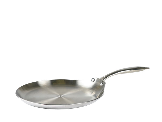 Pandekagepande 26 cm Rustfrit stål - 4 stk