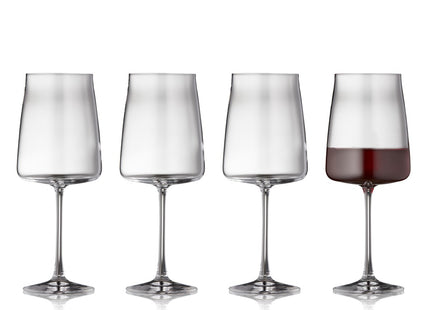 Rødvinsglas Zero 54 cl 4 stk. - 4 pakker
