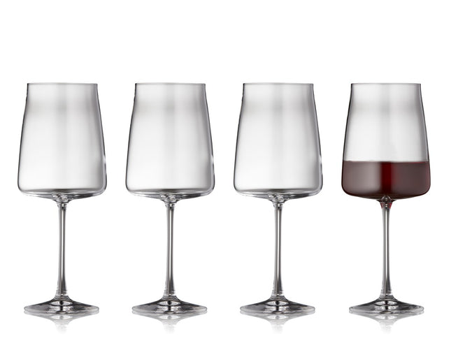 Rødvinsglas Zero 54 cl 4 stk. - 4 pakker