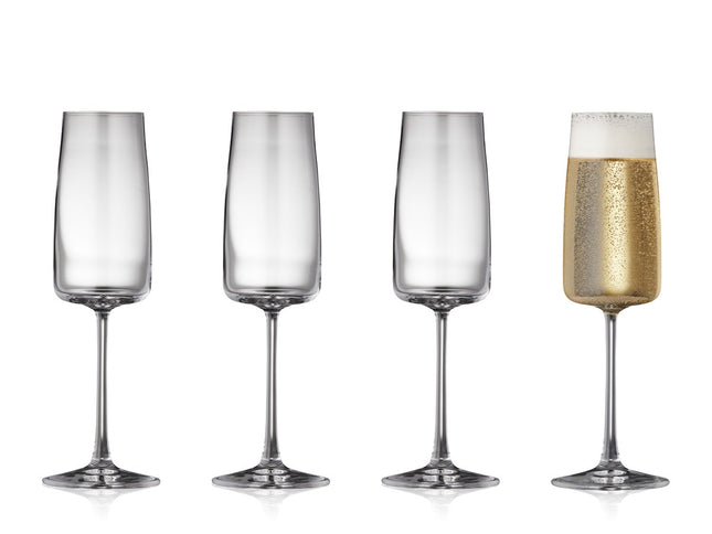 Champagneglas Zero 30 cl 4 stk. - 4 pakker