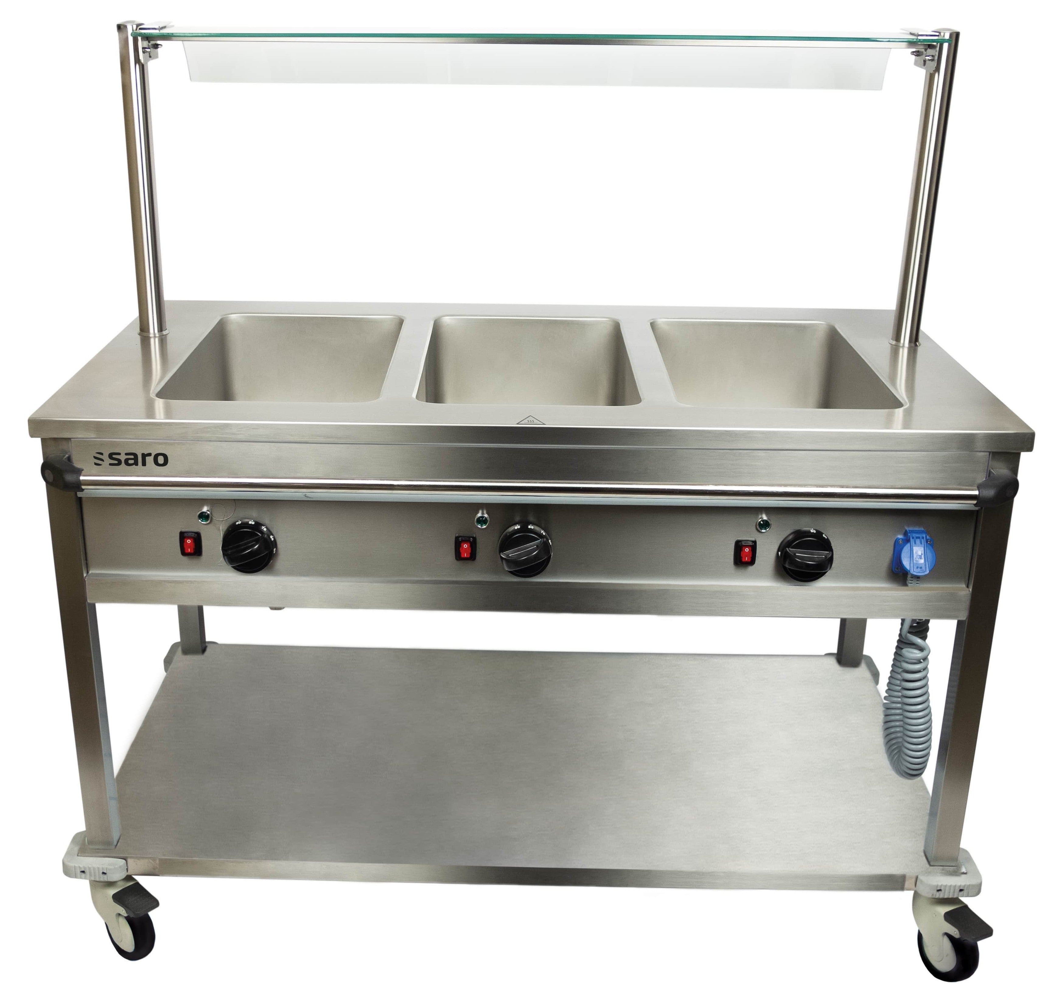 SARO Bain Marie trolley model BTS-3