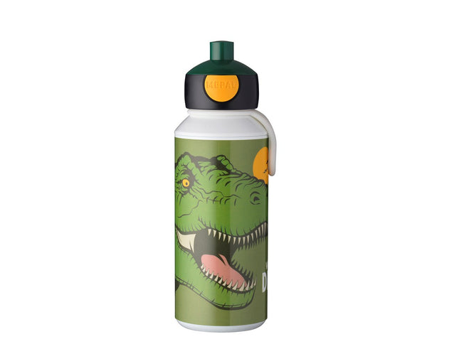 Drikkeflaske Pop-up Dino 400 ml - 2 stk