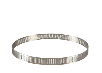 Tærtering med huller 24 cm Rustfrit stål - 8 stk