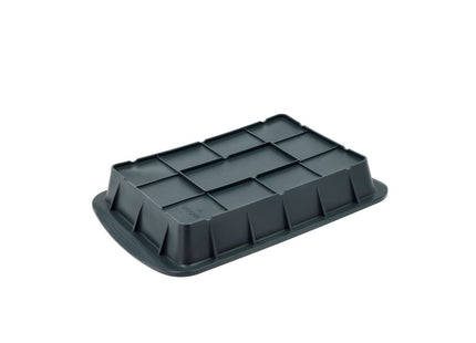 Bageform 39 x 25 x 6 cm Grå Silikone