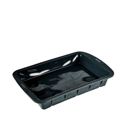 Bageform 39 x 25 x 6 cm Grå Silikone