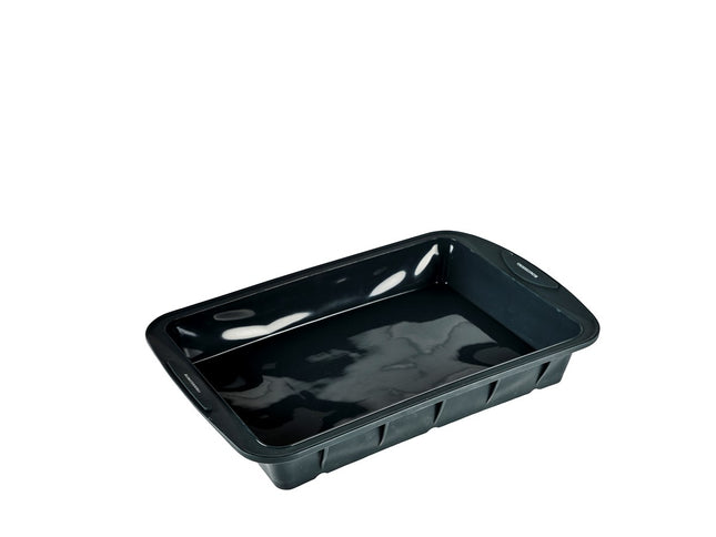 Bageform 39 x 25 x 6 cm Grå Silikone
