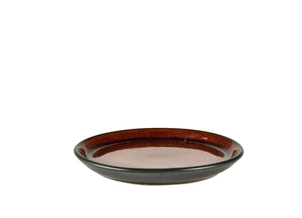 Tallerken Gastro 17cm Sort/Amber BITZ - 6 stk