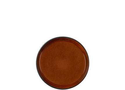 Tallerken Gastro 17cm Sort/Amber BITZ - 6 stk