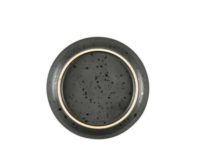 Tallerken Gastro 17cm Sort/Grøn BITZ - 6 stk