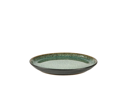 Tallerken Gastro 17cm Sort/Grøn BITZ - 6 stk