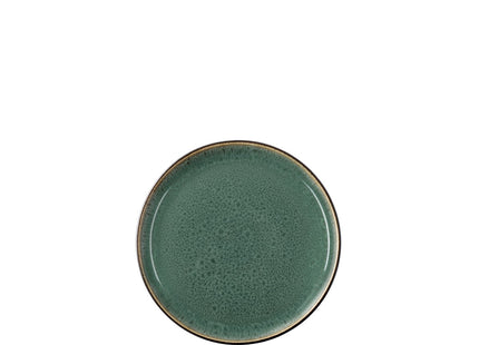 Tallerken Gastro 17cm Sort/Grøn BITZ - 6 stk