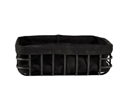 Brødkurv 27x17x9 cm Sort - 6 stk