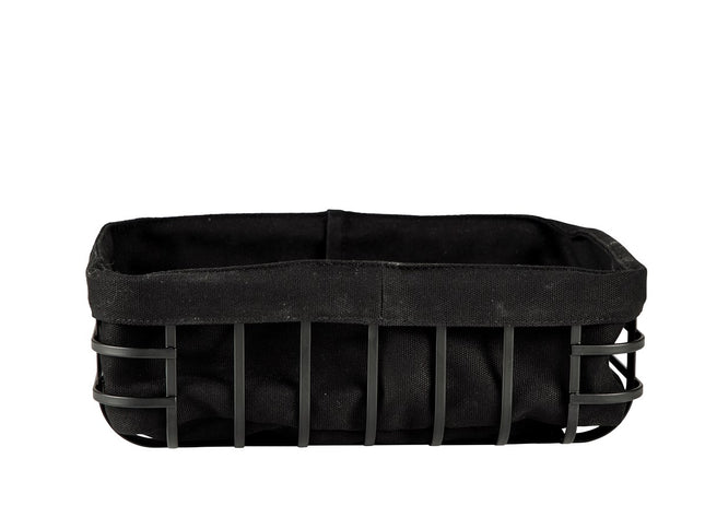 Brødkurv 27x17x9 cm Sort - 6 stk