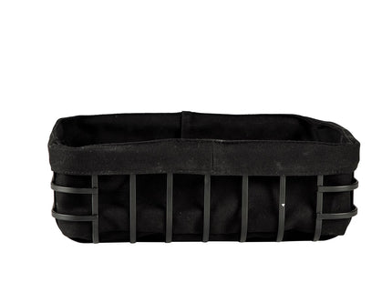 Brødkurv 27x17x9 cm Sort - 6 stk