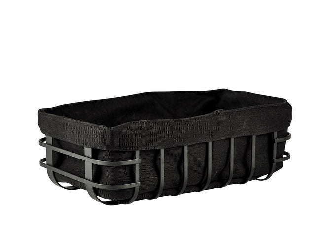 Brødkurv 27x17x9 cm Sort - 6 stk