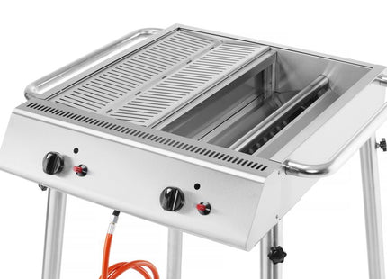 Xantos gasgrill, HENDI, 9,5kW, 770x710x(H)870mm