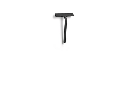 Skraber m. holder Rim 22cm Black - 6 stk