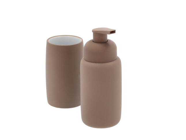 Sæbedispenser Mono Taupe - 6 stk