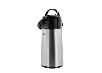 Termokande med pumpe 1,9 liter Stål/Sort - 6 stk