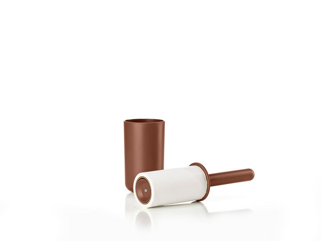 Fnugrulle inkl. 1 rulle Singles Cocoa Brown - 6 stk