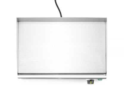 Stegeplade, glat, HENDI, Kitchen Line, 230V/2400W, 527x404x(H)233mm