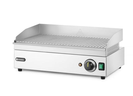 Stegeplade rillet, HENDI, Kitchen Line, 230V/2400W, 527x404x(H)233mm