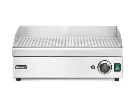 Stegeplade rillet, HENDI, Kitchen Line, 230V/2400W, 527x404x(H)233mm