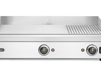 Stegeplade 1/3 rillet, HENDI, Kitchen Line, 230V/3500W, 697x474x(H)241mm