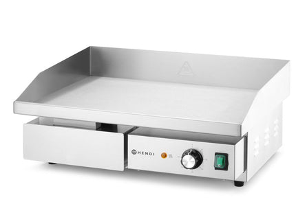 Stegeplade, glat, HENDI, Budget Line, 230V/3000W, 550x430x(H)240mm