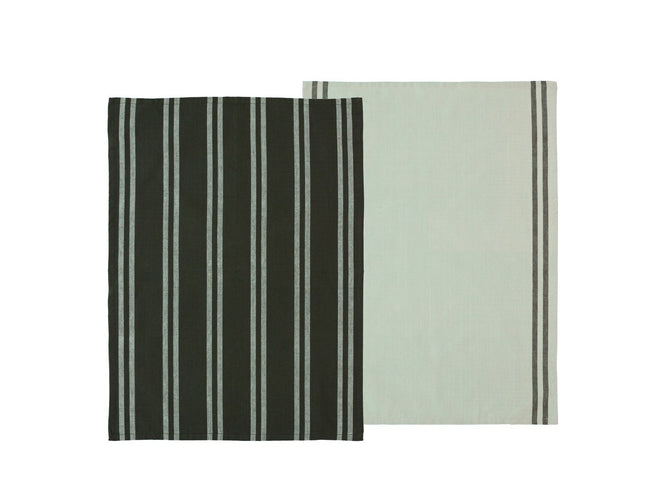 Viskestykke 50x70 Soft Forest green 2 stk. - 6 sæt